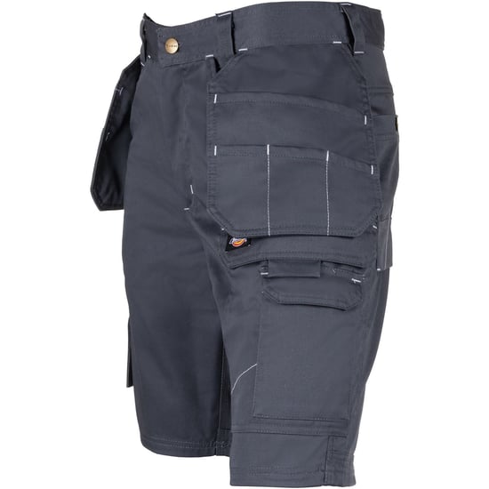 Dickies Redhawk Pro Arbets Polyester Herr Grå Arbetsshorts - Image 6