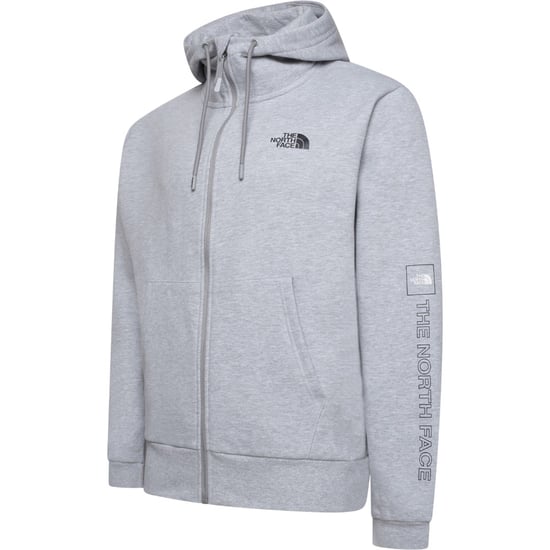 The North Face Mens M Outline Logo Box Tracksuit Set Grey - Image 2