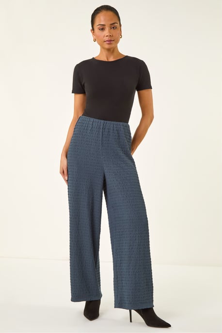 Petite Textured Stretch Trouser - Image 3