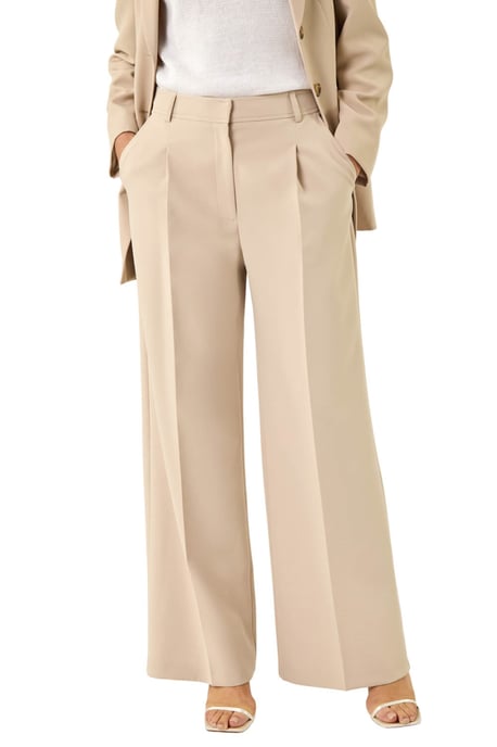 Pleat Front Wide Leg Trouser - Image 1
