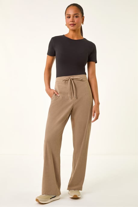 Petite Corduroy Drawstring Trouser - Image 2
