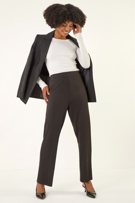 Straight Leg Ponte Trouser - Image 3