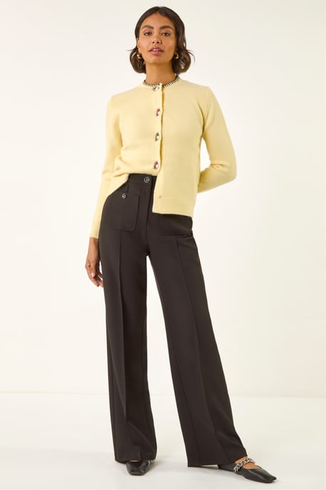 Pocket Button Smart Trousers - Image 3