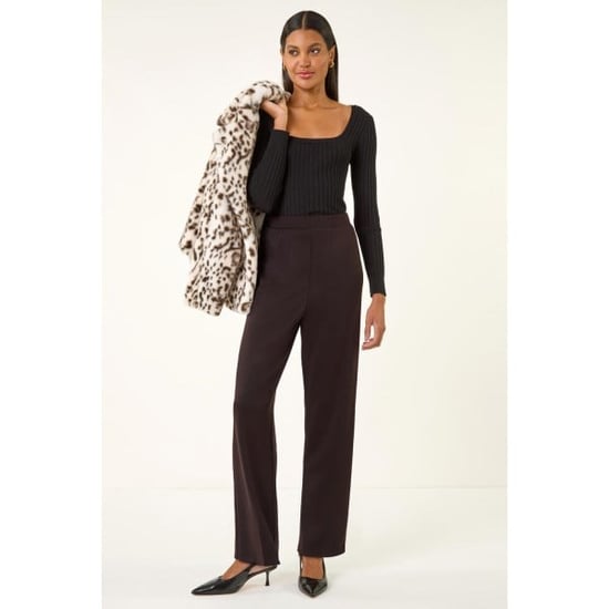Straight Leg Ponte Trouser - Image 3
