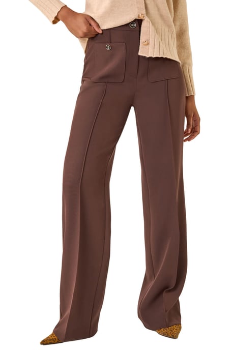 Pocket Button Smart Trousers - Image 1