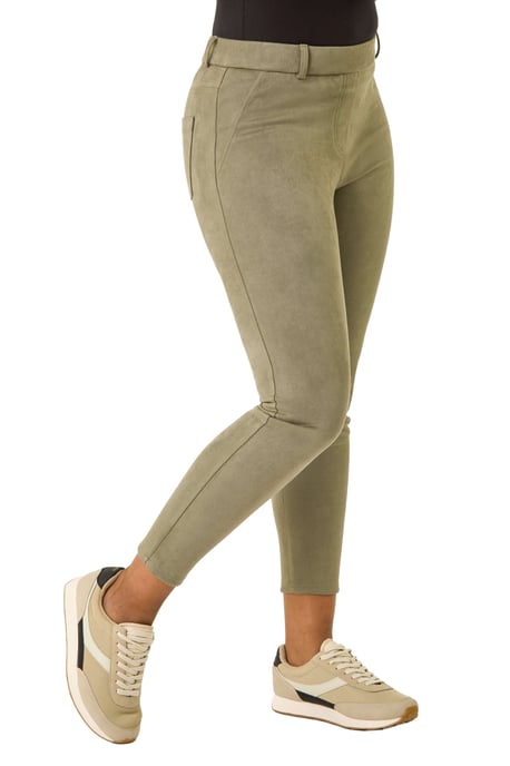 Petite Suedette Stretch Jeggings - Image 1