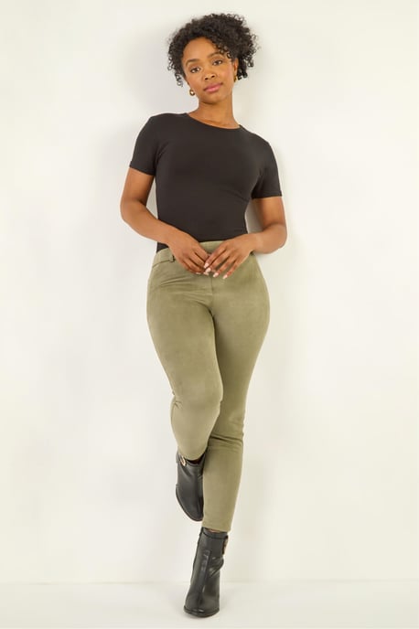 Petite Suedette Stretch Jeggings - Image 2