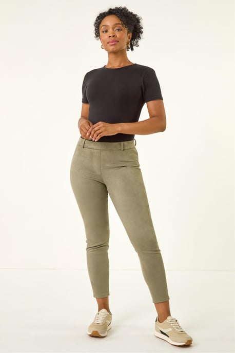 Petite Suedette Stretch Jeggings - Image 3