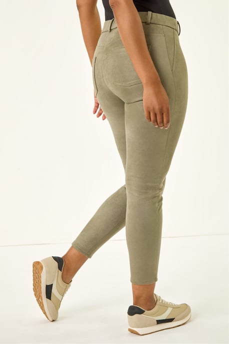 Petite Suedette Stretch Jeggings - Image 4