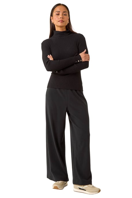 Petite Brushed Ribbed Trouser - Image 1