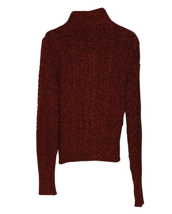 Isabel Marant Daley Kabelbrei Ritstrui in Bordeaux Polyamide - Image 1