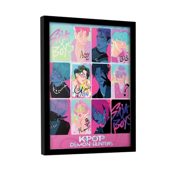 K-Pop Demon Hunters Light And Dark Framed Poster (Multicoloured) - Image 3
