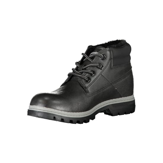 Heren Zwarte Faux Leren Enkellaarzen Ca25370 - Image 3