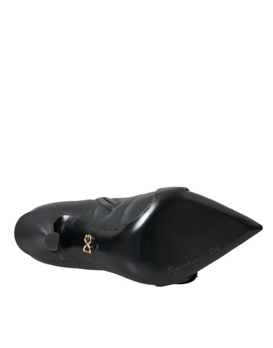 Gequiltte Leren Enkellaarsjes Stijl Dg Gesp - Image 6