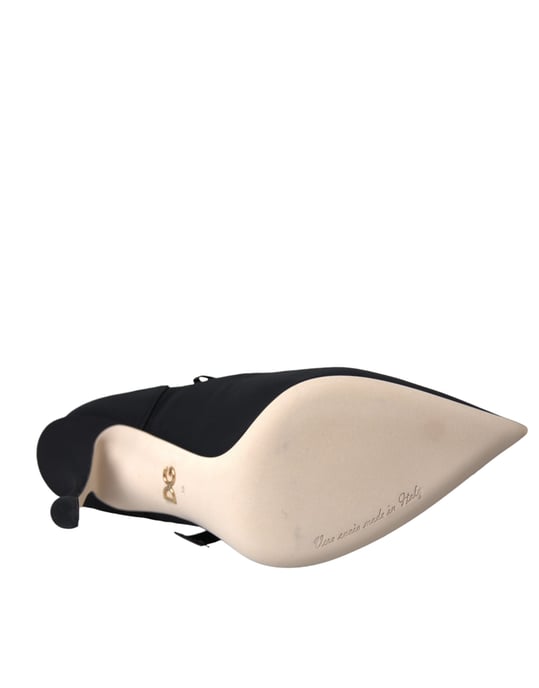 Dolce Gabbana Laarzen met Vetersokken Zwart - Image 6