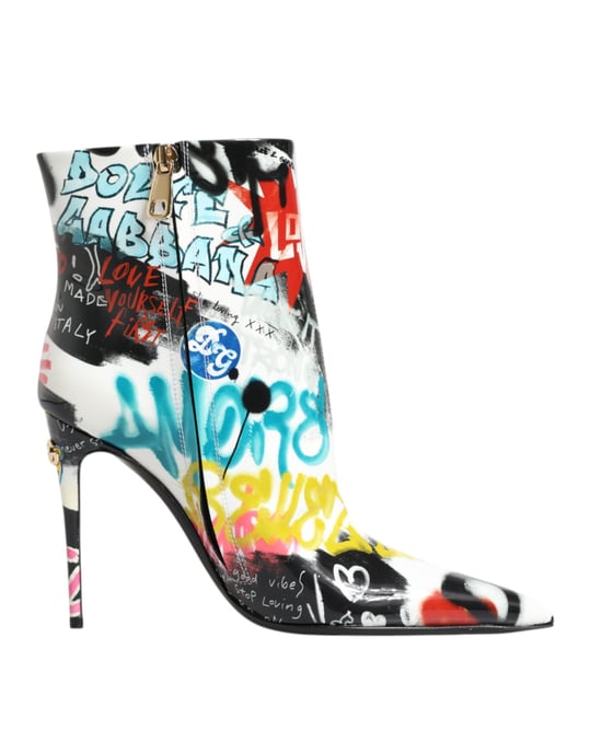 Graffiti-print enkelboots Dg Style - Image 1