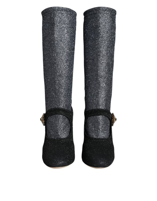 Glitter Mary Jane Pumps svart - Image 2