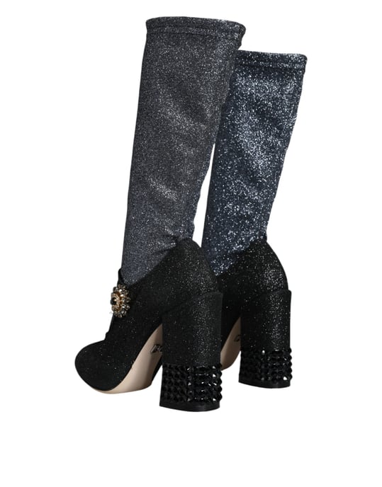 Glitter Mary Jane Pumps svart - Image 4