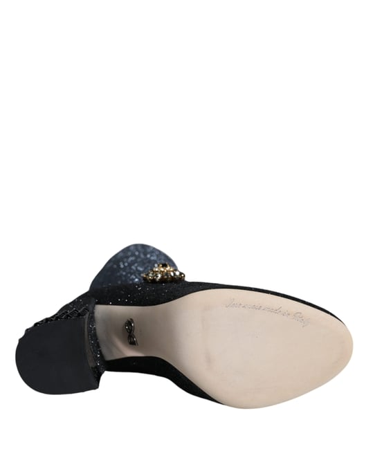 Glitter Mary Jane Pumps svart - Image 6