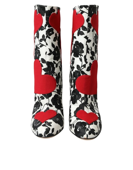 Blommigt Hjärta Booties Modell La10929 - Image 2