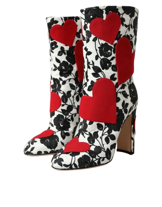 Blommigt Hjärta Booties Modell La10929 - Image 3