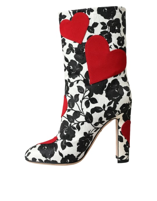 Blommigt Hjärta Booties Modell La10929 - Image 5