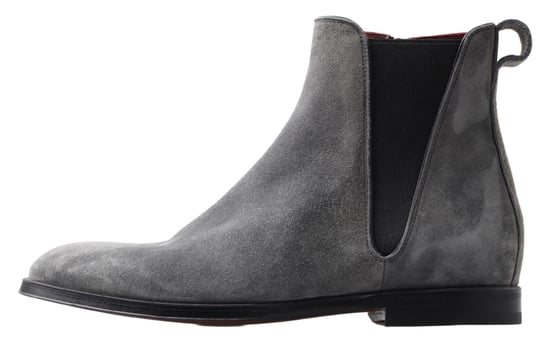 Suedes ankleboots med dragkedja - Image 2