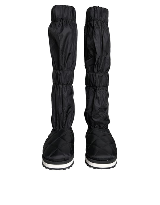 Gequilte Nylon Boots Modelblack - Image 2