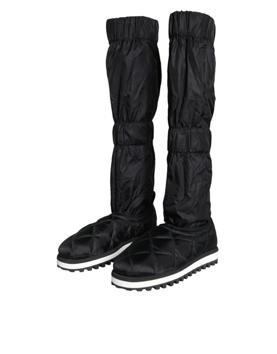 Gequilte Nylon Boots Modelblack - Image 3