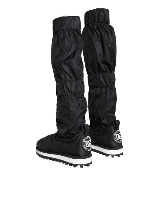 Gequilte Nylon Boots Modelblack - Image 4