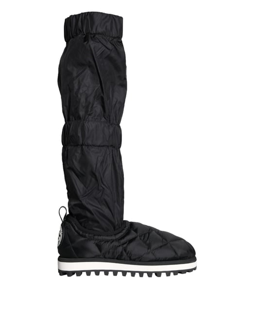 Gequilte Nylon Boots Modelblack - Image 5