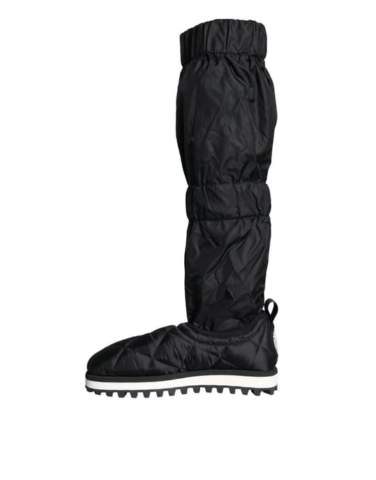 Gequilte Nylon Boots Modelblack - Image 6