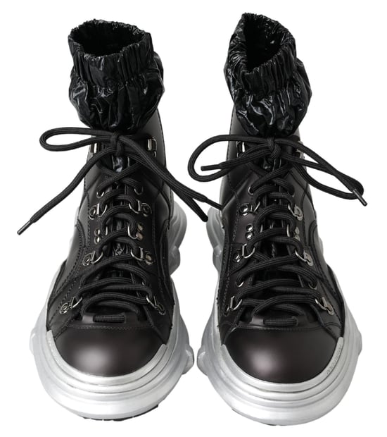 Höga sneakers med snörning - Image 5