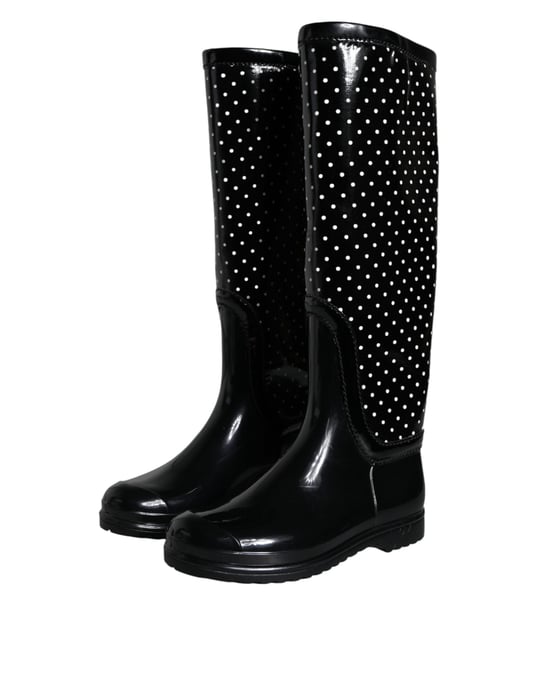 Glinsterende Polka Dot Regenlaarzen - Image 3