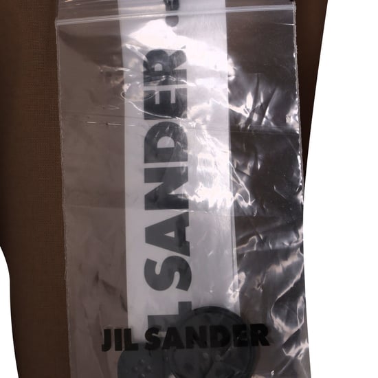 Jil Sander Secured Button Belted Trench Coat in Purple Cotton - Image 5