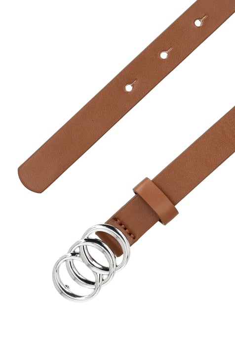 Faina riem Dames Bruin Zilver - Image 2