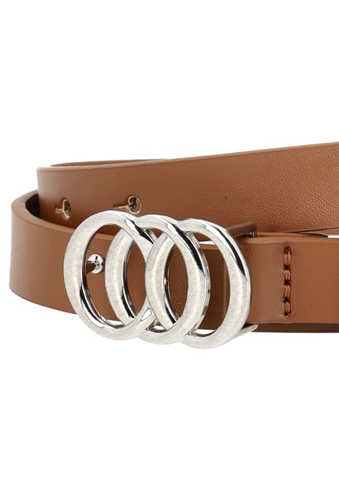 Faina riem Dames Bruin Zilver - Image 3
