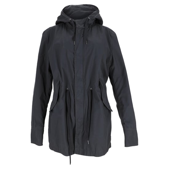 Boss by Hugo Boss Hooded Parka Jacket in Black Cotton - Image 1