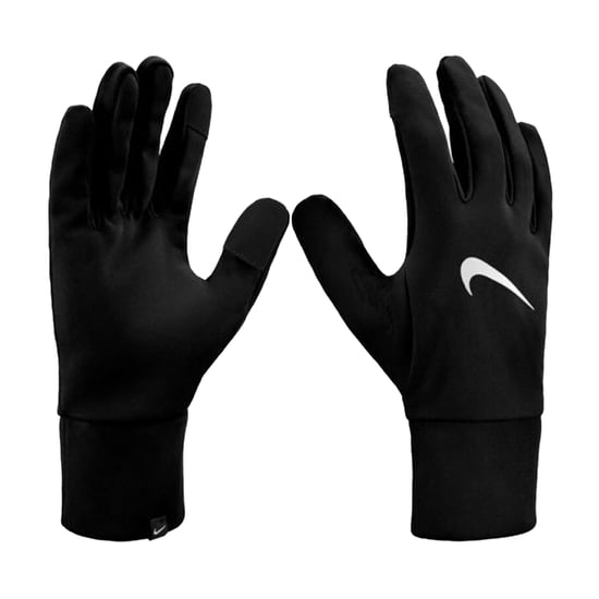 Nike Unisex Adult Therma-Fit Winter Gloves (Black/White) - Image 3