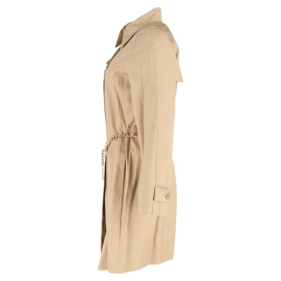 Michael Michael Kors Kedjebälte Trench Coat i Beige Bomull - Image 2
