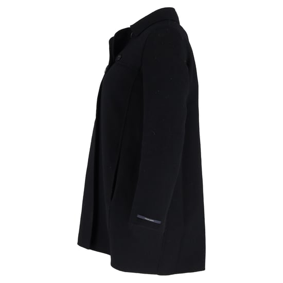 Max Mara Dubbelknäppt Kappa i Svart Ull - Image 2