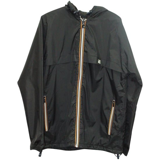 APC x KWay Windbreaker Jacket in Black Nylon - Image 1