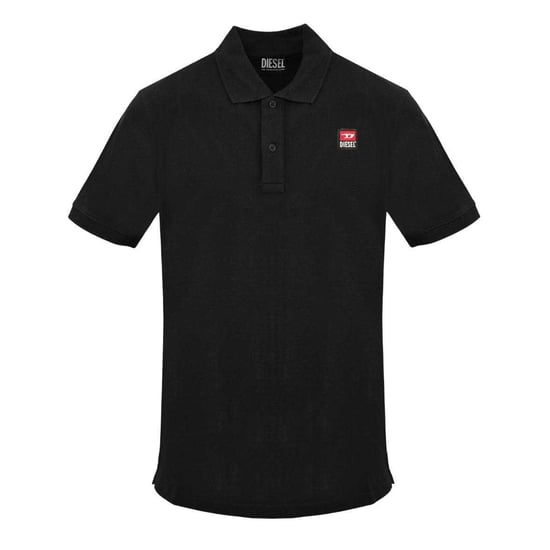 Diesel Heren Kaviaar Klein Logo Poloshirt (Zwart) - Image 1