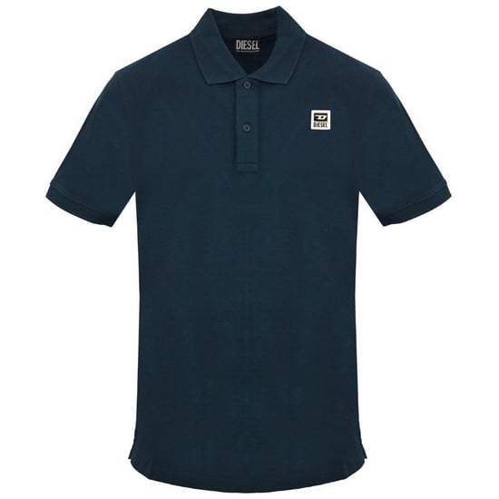 Diesel Heren Total Eclipse Klein Logo Polo Shirt (Marineblauw) - Image 1