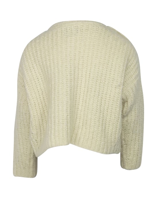 Isabel Marant Trui met knoopdetails in witte wol - Image 2