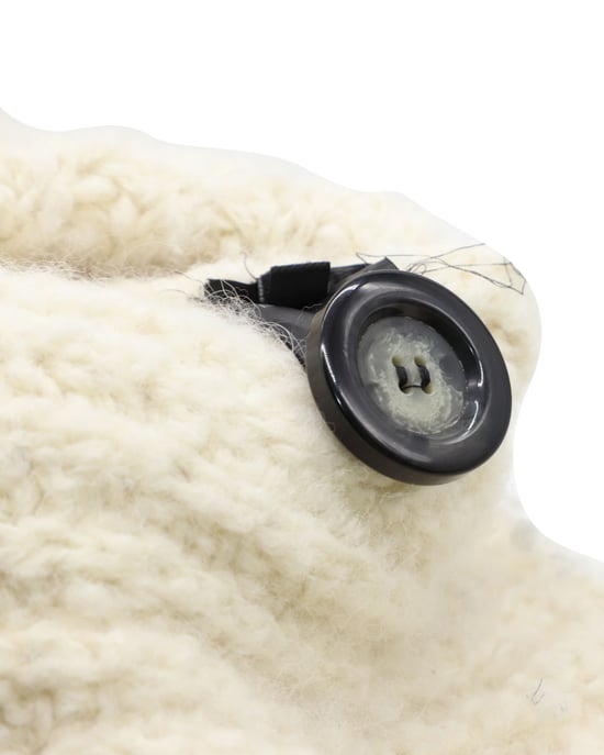 Isabel Marant Trui met knoopdetails in witte wol - Image 6