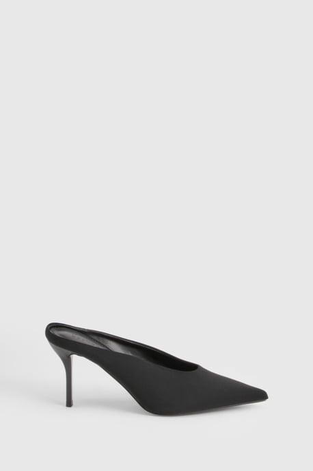 Pointed Mule Court Shoes - Image 2