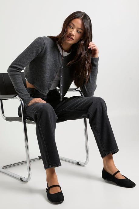 Tall Boohoo Basics High Waist Mom Jean - Image 3