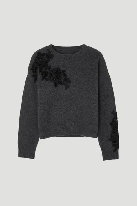 Lace Embellished Cosy Jumper - Image 4