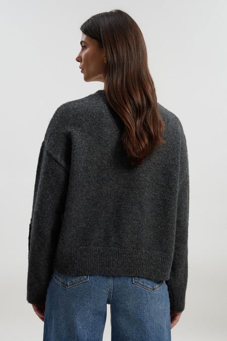 Lace Embellished Cosy Jumper - Image 5